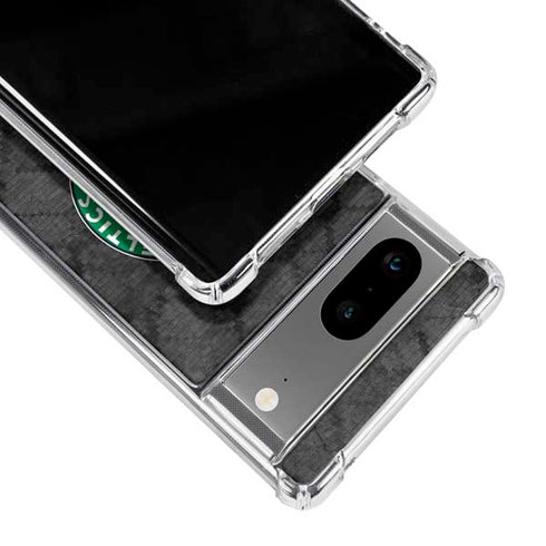 NBA Boston Celtics Dark Rust Google Pixel 7a Clear Case